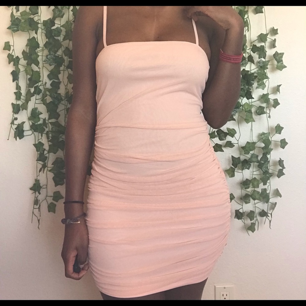 Rutched dress bodycon